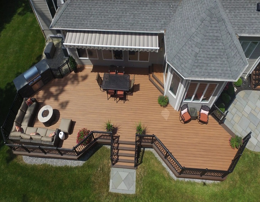 Under-deck dry space
