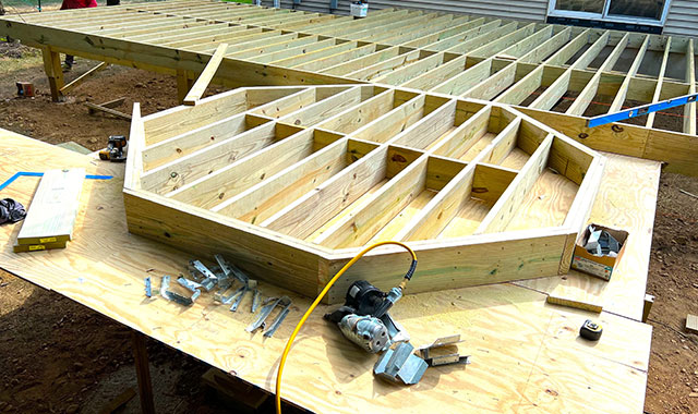Custom deck design and build